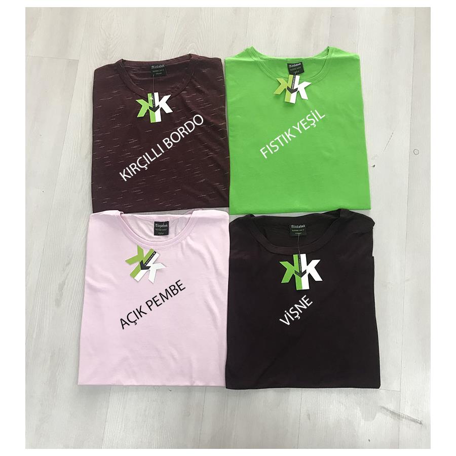 Düz Renk Unisex T-Shirtler