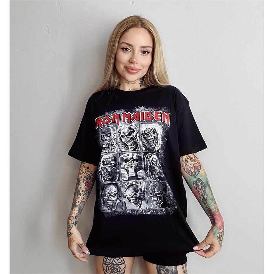 Iron Maiden - Eddie Heads Unisex T-Shirt