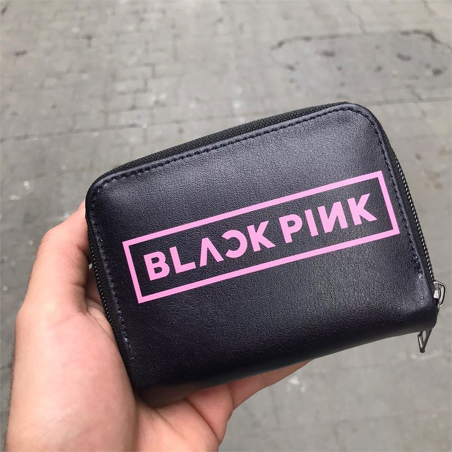 K-Pop - Black Pink Siyah Cüzdan