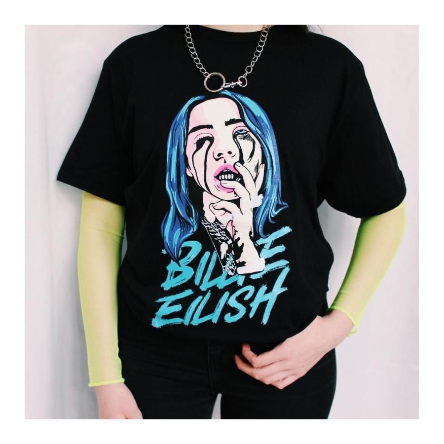 Billie Eilish - Blue Hair Kadın T-Shirt