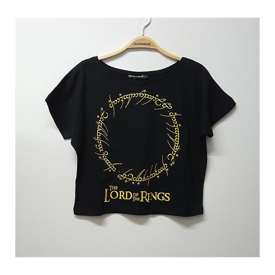 Lord Of The Rings - One Ring Kadın Yarım T-Shirt