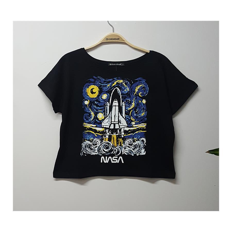 Art - Nasa Starry Night New Yarım Kadın T-Shirt