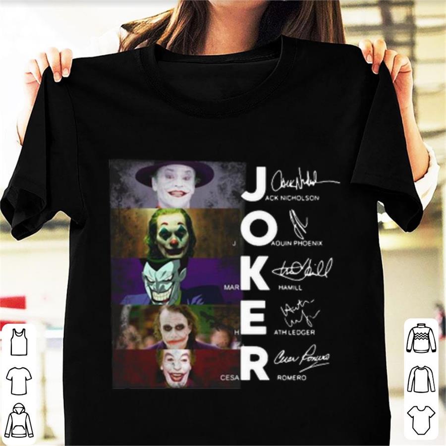 Joker All Signutures Unisex T-Shirt