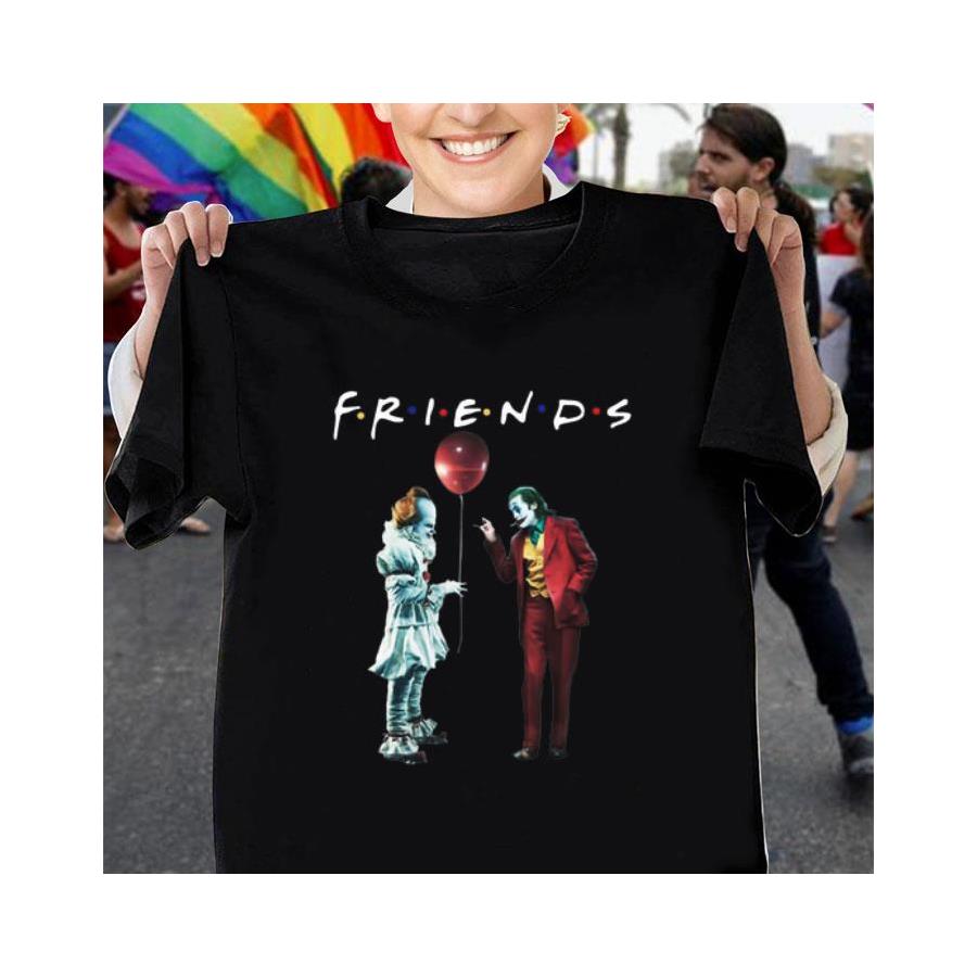 Joker And Pennywise - Friends Unisex T-Shirt