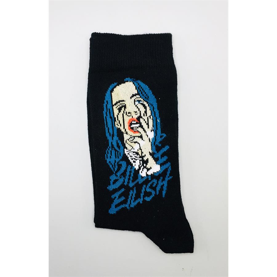 Billie Eilish Blue Hair Unisex Çorap