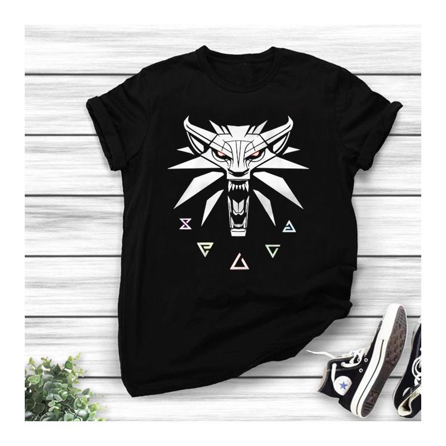 Witcher Logo Signs  Büyük Beden T-Shirt