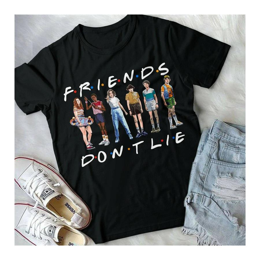 Stranger Things Friends Don'T Lie Pose T-Shirt