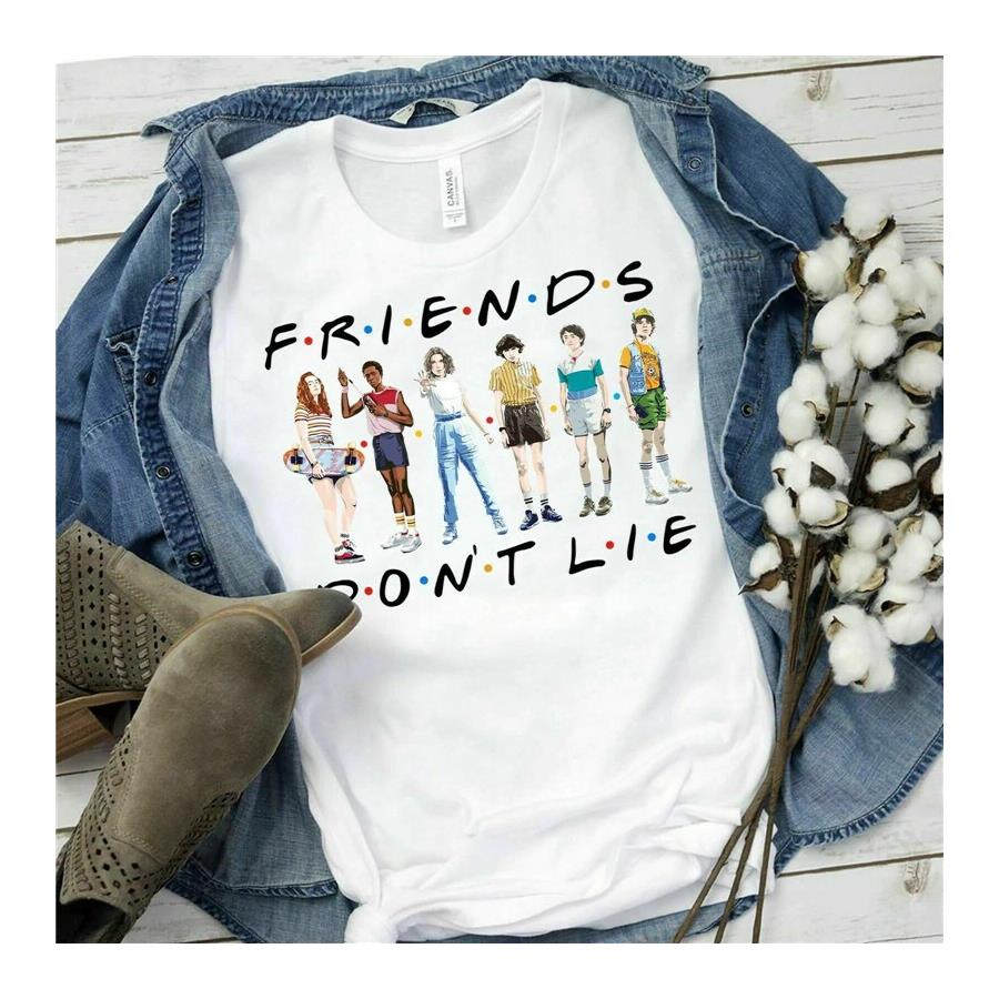 Stranger Things Friends Don'T Lie Pose T-Shirt