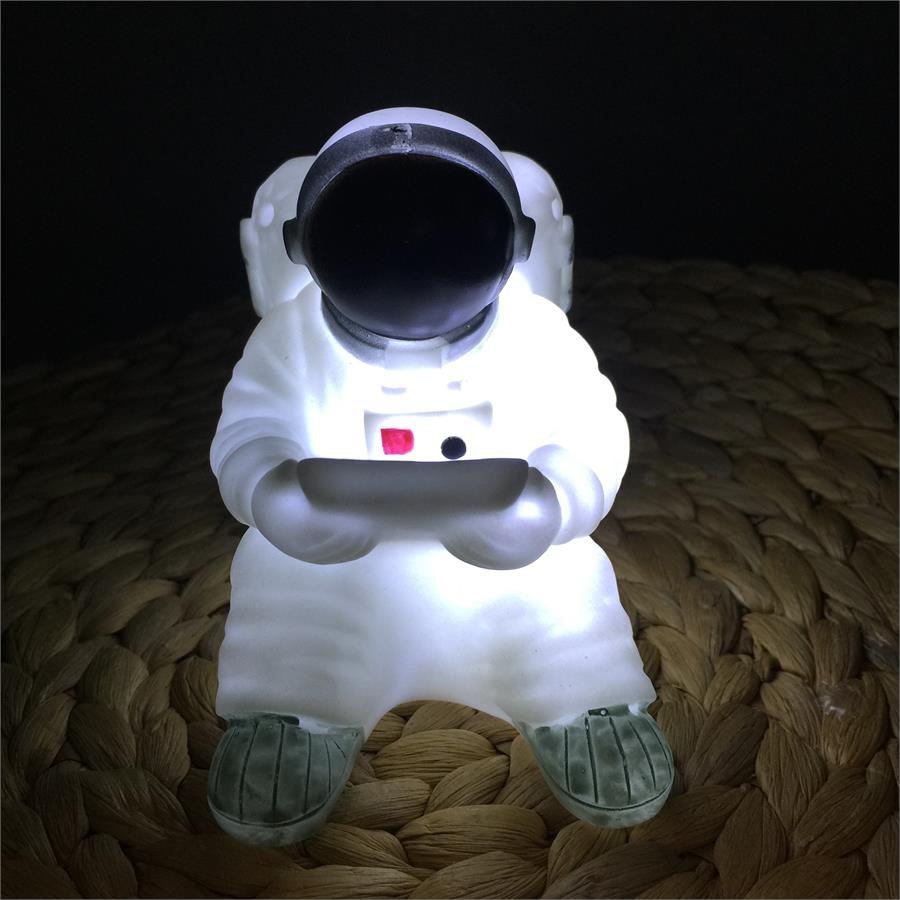 Telefon Tutan Astronot Masa Gece Lambası