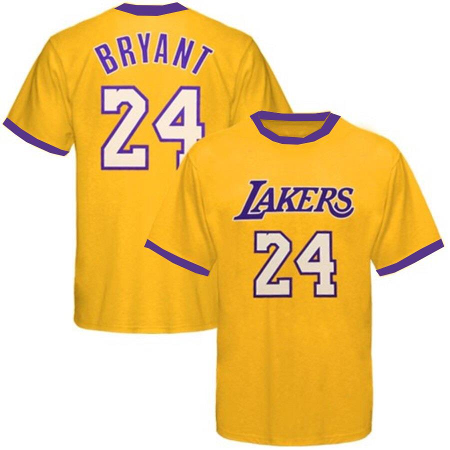 Nba Los Angeles Lakers - Kobe Bryant 24  Büyük Beden T-Shirt
