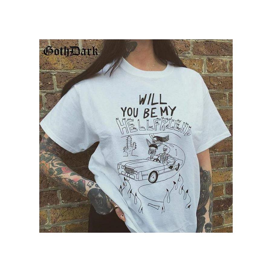 Will You Be My Hellfriend  Unisex T-Shirt