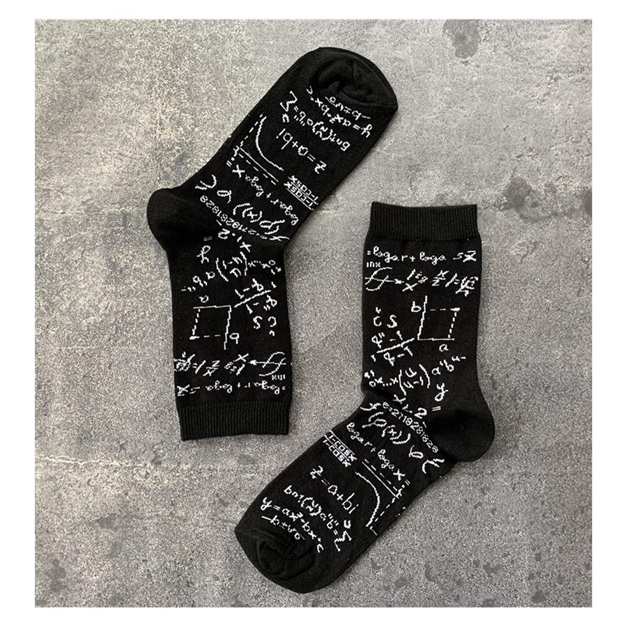 E=Mc2 Siyah Unisex Çorap