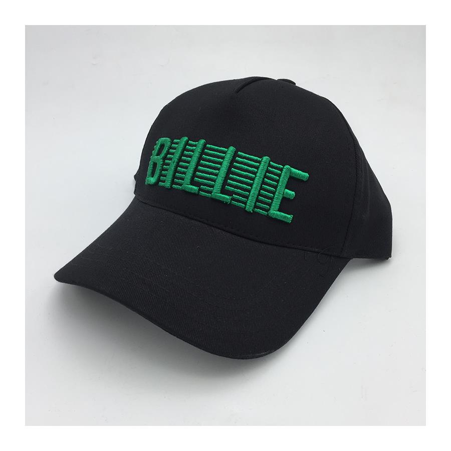 Billie Eilish Siyah Üzeri Yeşil Yazı Şapka