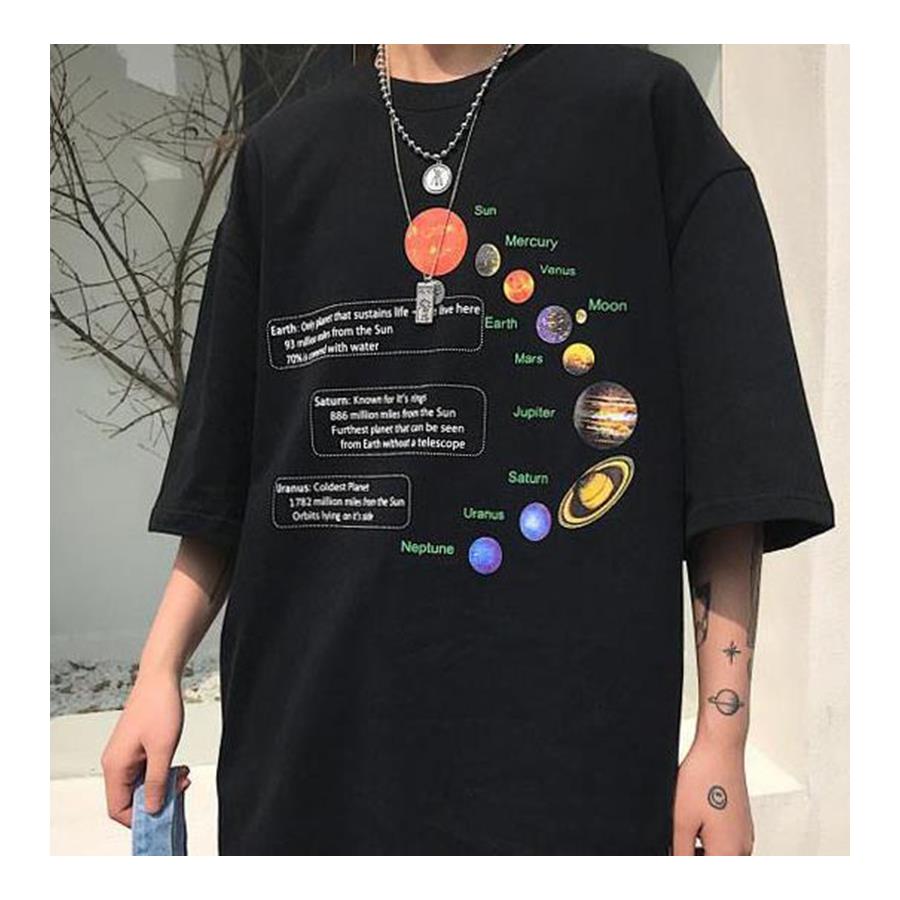 Solar System  Büyük Beden T-Shirt