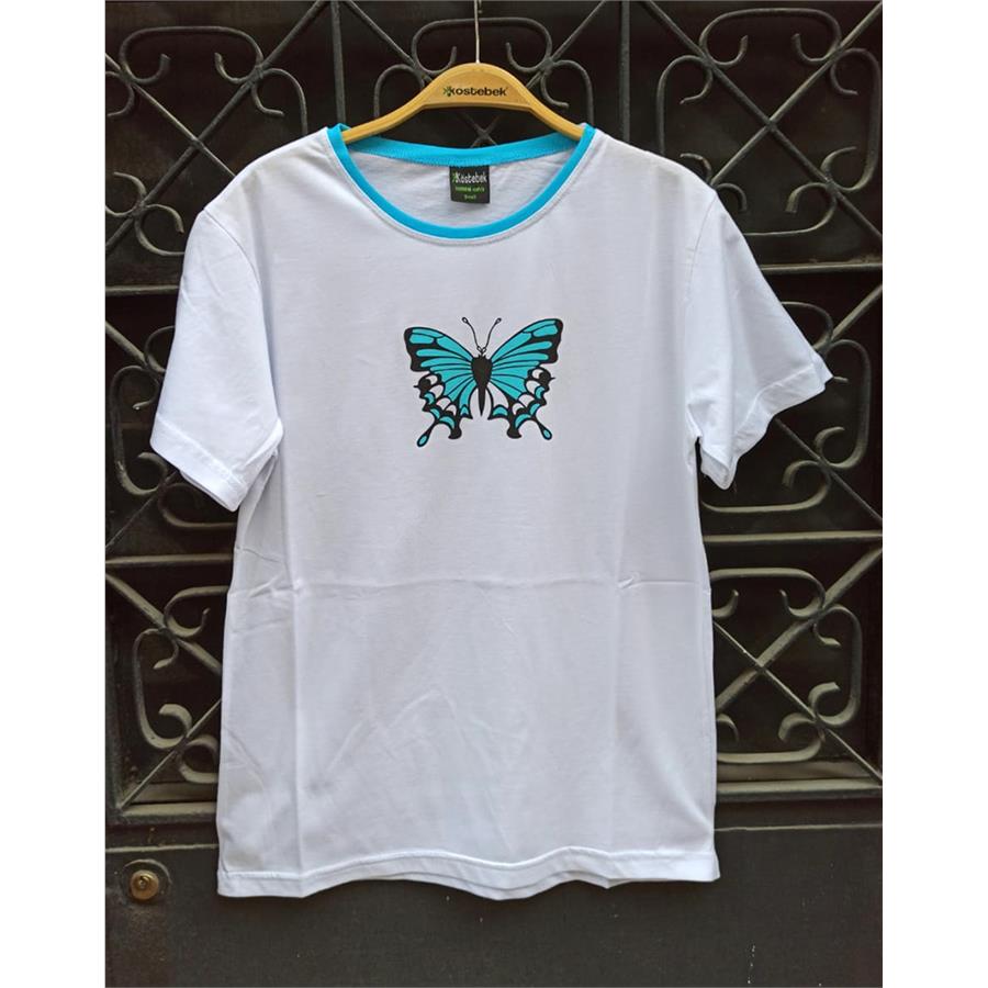 Turkuaz Butterfly Unisex T-Shirt