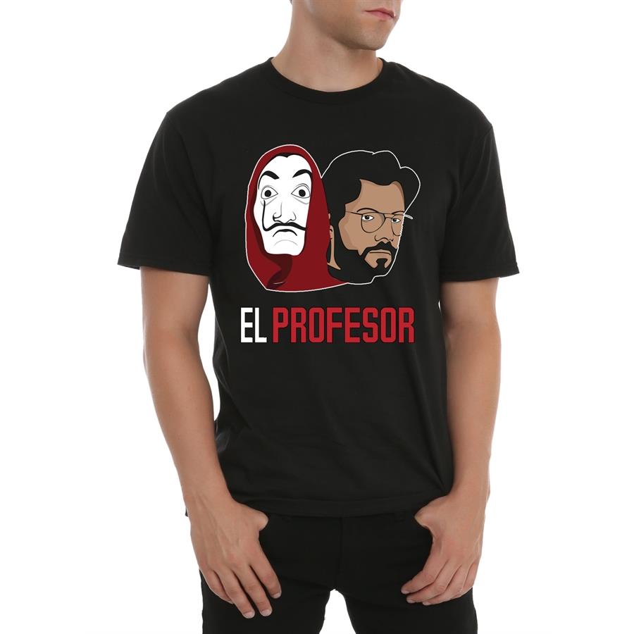 La Casa De Papel - El Profesor Büyük Beden T-Shirt