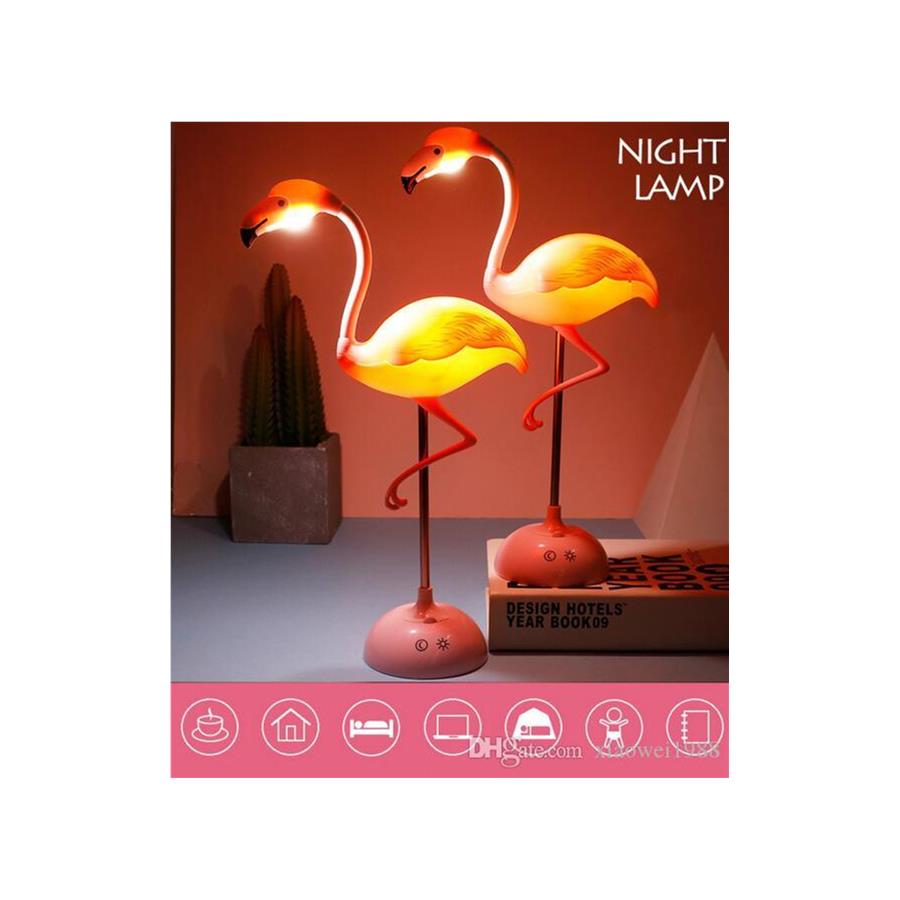 Yatak Odası İçin Dokunmatik Flamingo Gece Lambası