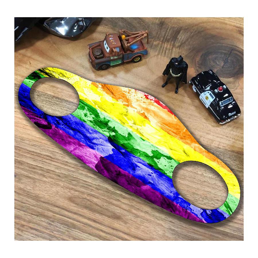 Çizgili Rainbow (Gökkuşağı) Nano Maske