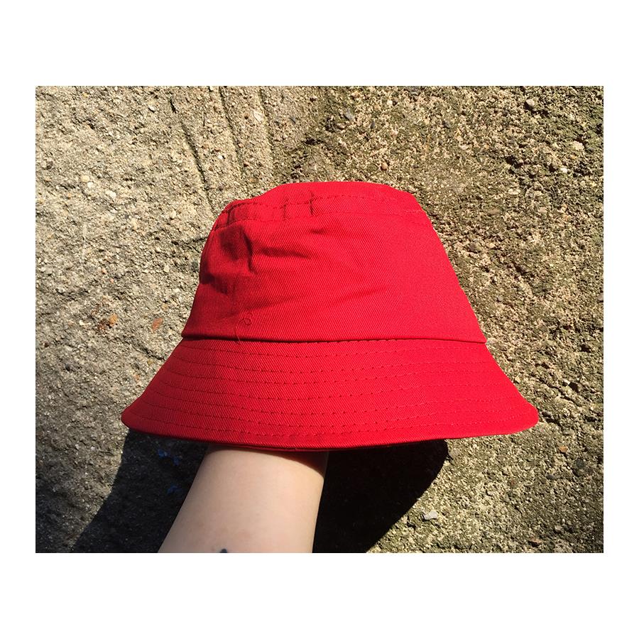 Kırmızı Yazlık Bucket Şapka