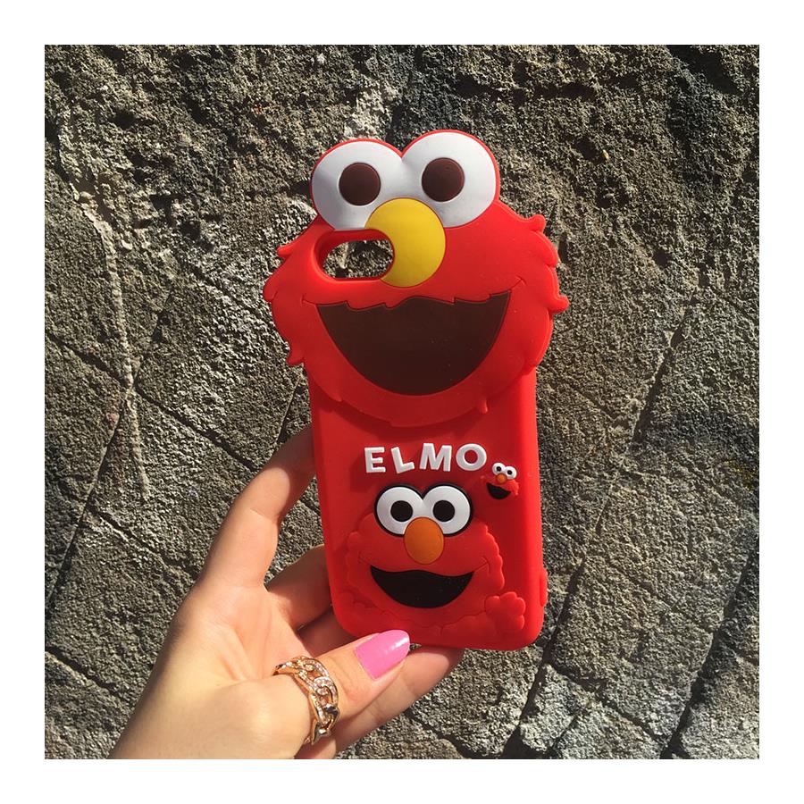 Kurabiye Canavarı-Elmo 3 Boyutlu Iphone Telefon Kılıfları