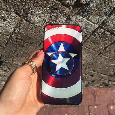 Telefon Tutuculu Captain America  Iphone Telefon Kılıfları