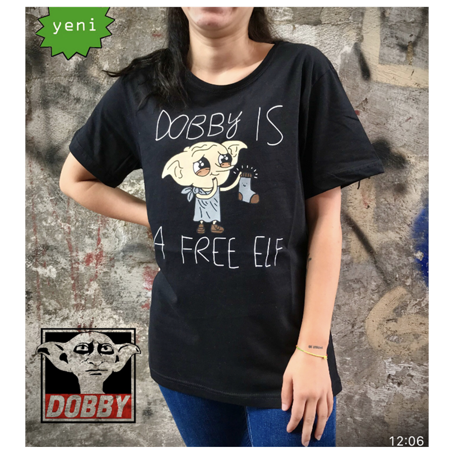 Harry Potter- Dobby İs A Free Elf Unisex T-Shirt