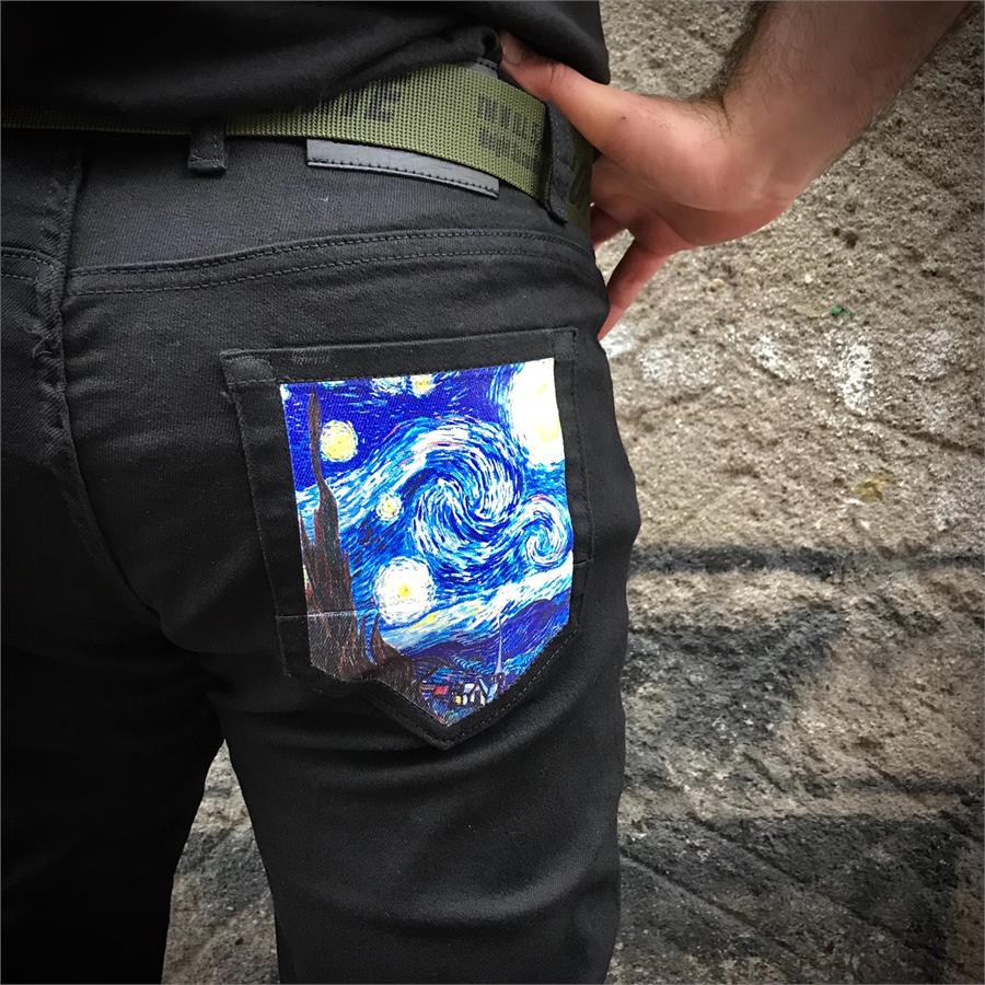 Art - Van Gogh - The Starry Night Erkek Kot Pantolon