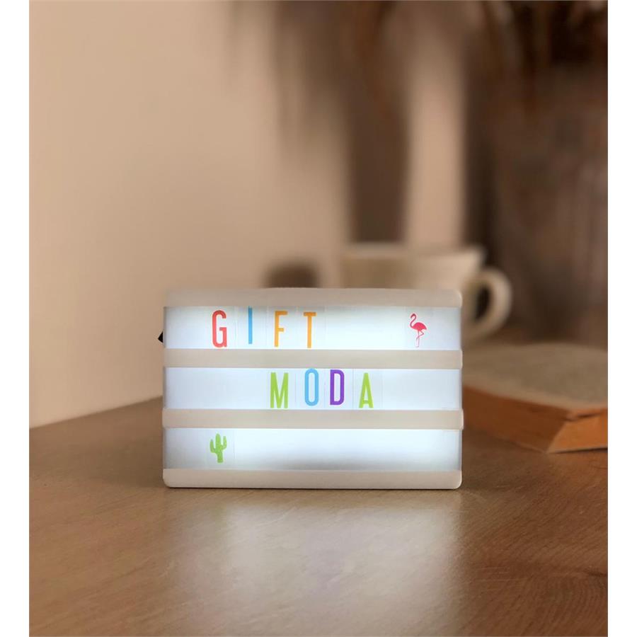 Led Light Box  Işıklı Mesaj Panosu Minik