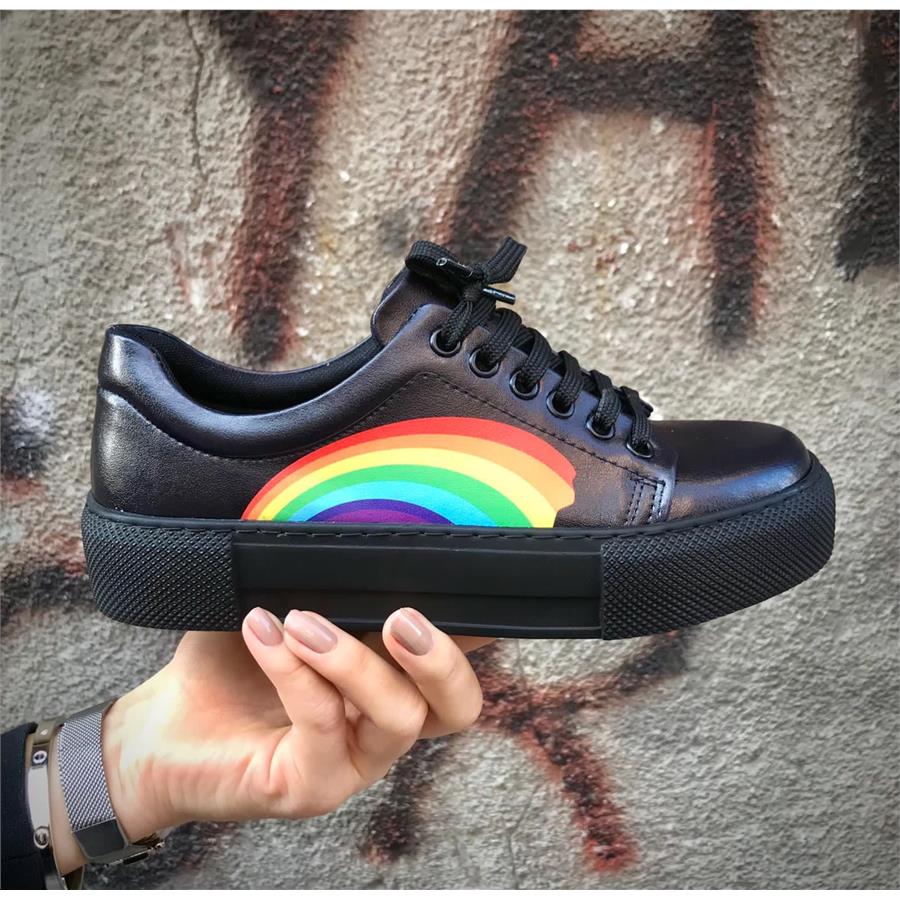 Lgbt- Rainbow(Gökkuşağı) Kadın Sneakers Ayakkabı