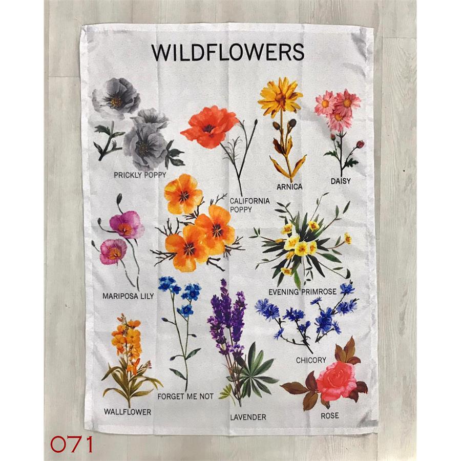 70 X 100 Cm Wild Flowers Duvar Halısı 