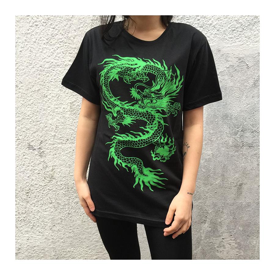 Yeşil Dragon Unisex T-Shirt
