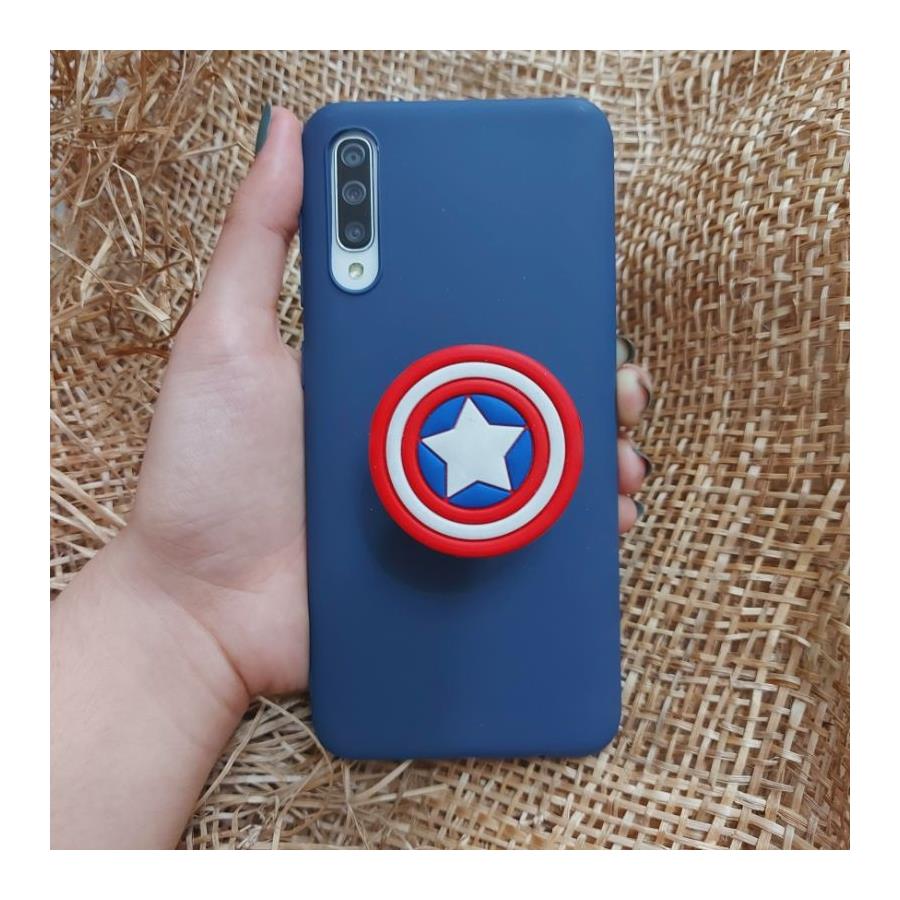 Captain America Tutuculu Lacivert Iphone Telefon Kılıfları