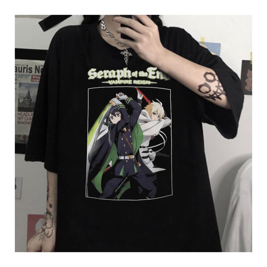 Anime Owari No Seraph : Mikaela And Guren Unisex T-Shirt