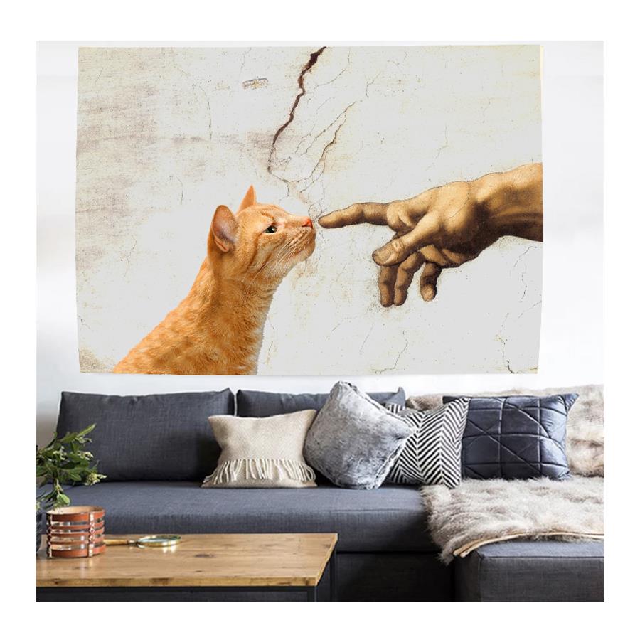 100Cm 150Cm Art Cats Angelo Duvar Halısı