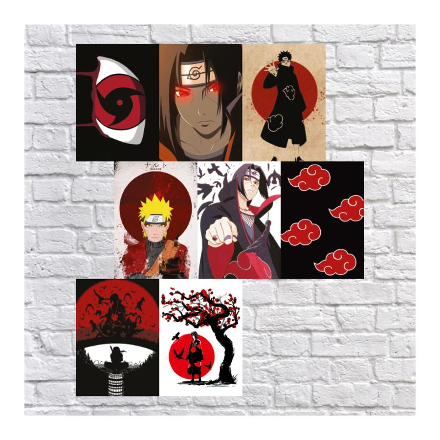 Anime Naruto Uchiha Duvar Posterleri (A4 No:2)