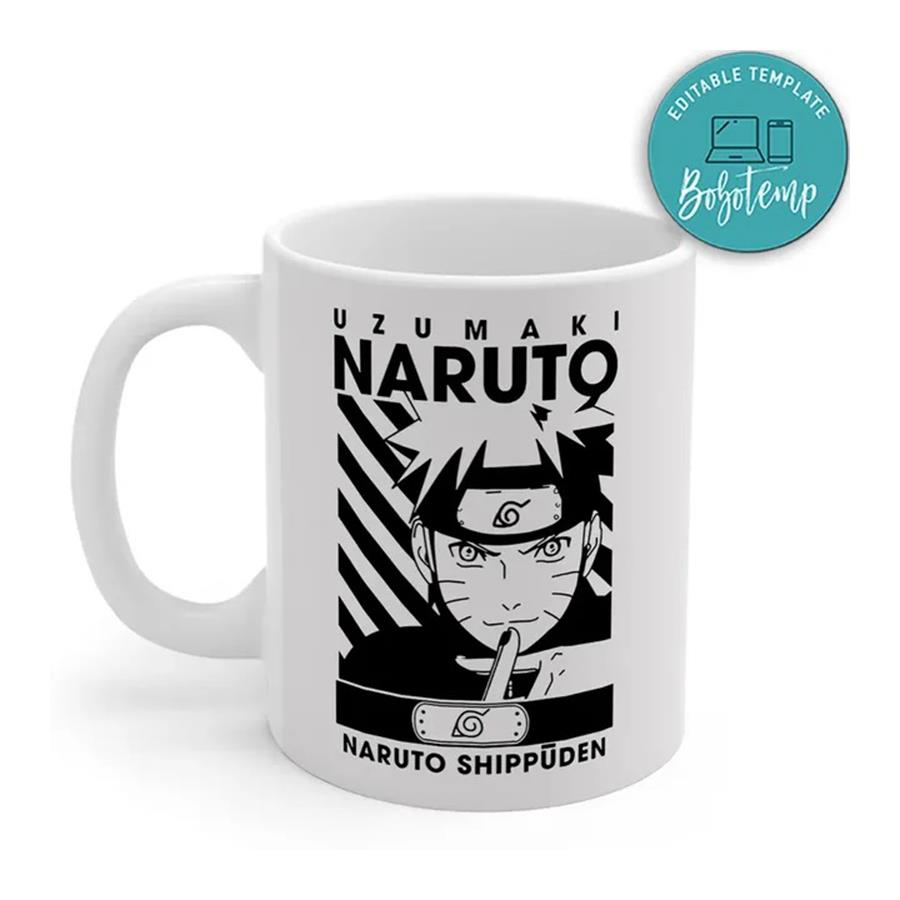 Anime Naruto Uzumaki Face Kupa