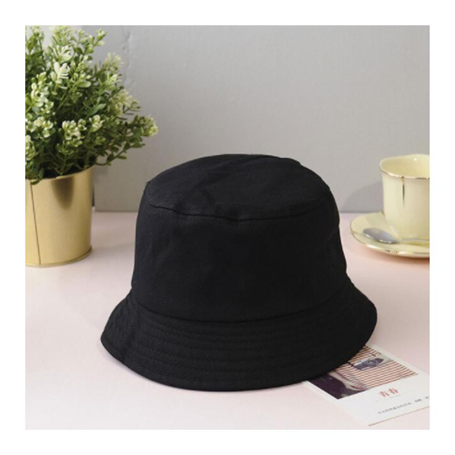 Düz Siyah Bucket Şapka