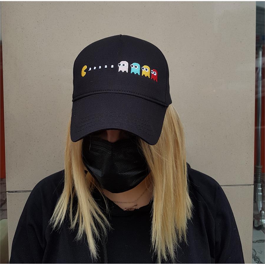 Pac - Man Siyah Şapka