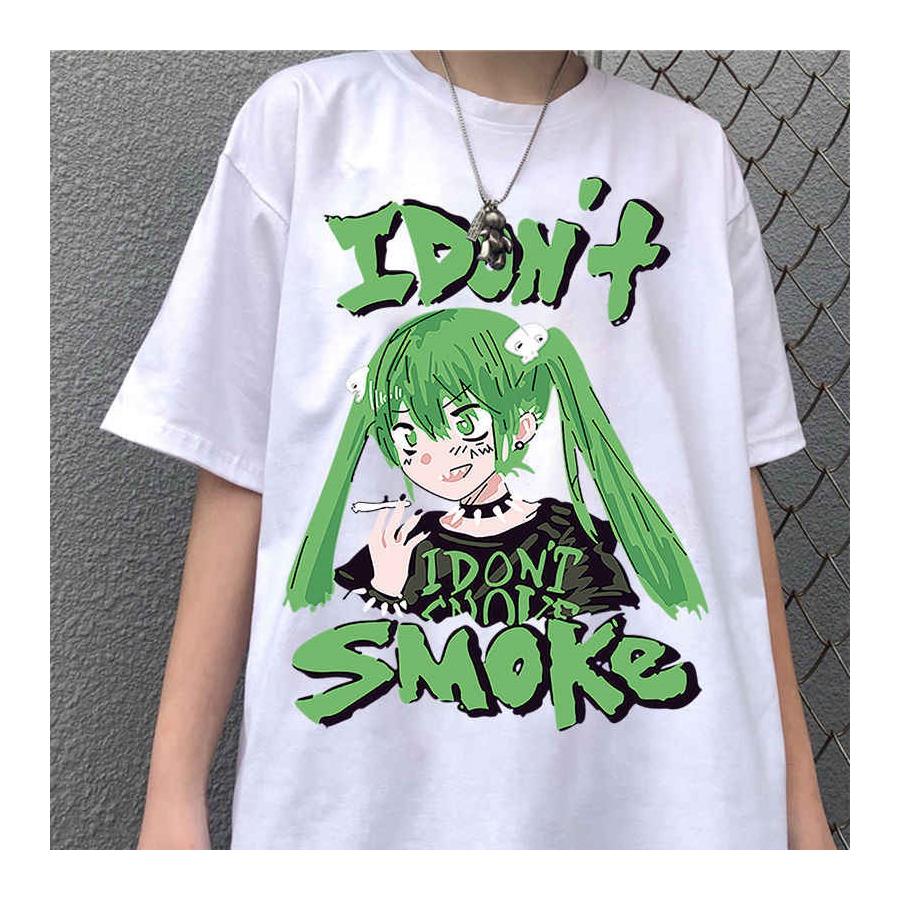 Anime Beyaz I Don'T Smoke Unisex T-Shirt