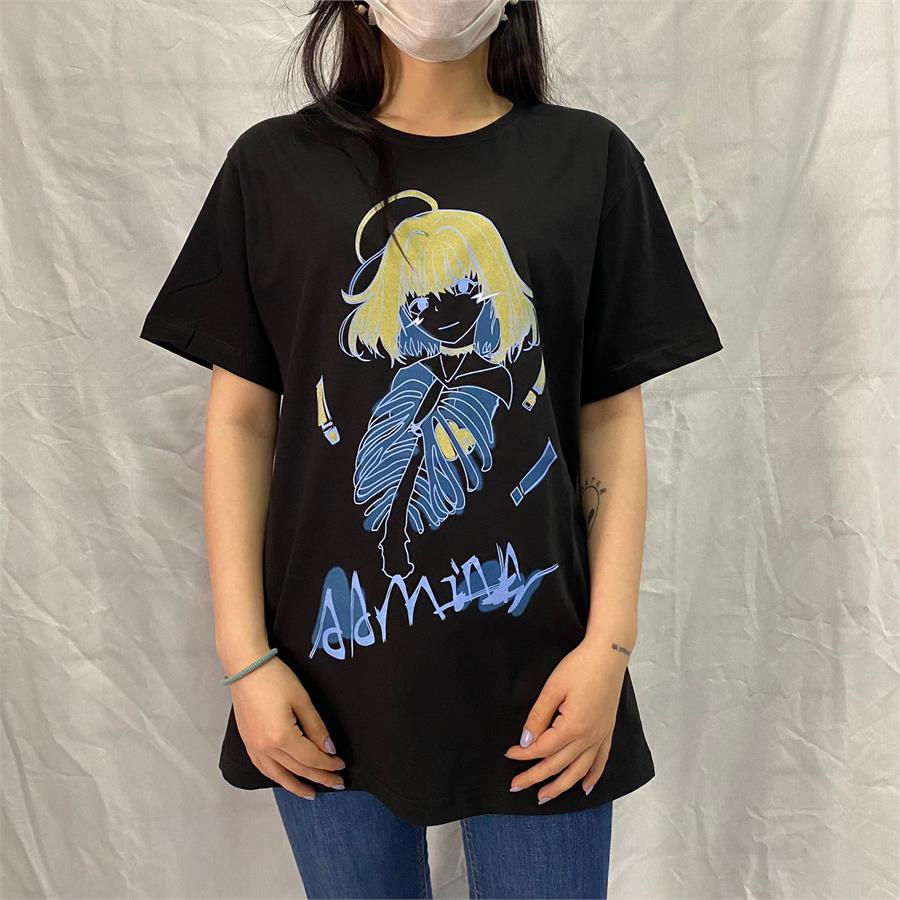 Anime Siyah Harajuku Aesthetic Mingliusili Unisex T-Shirt