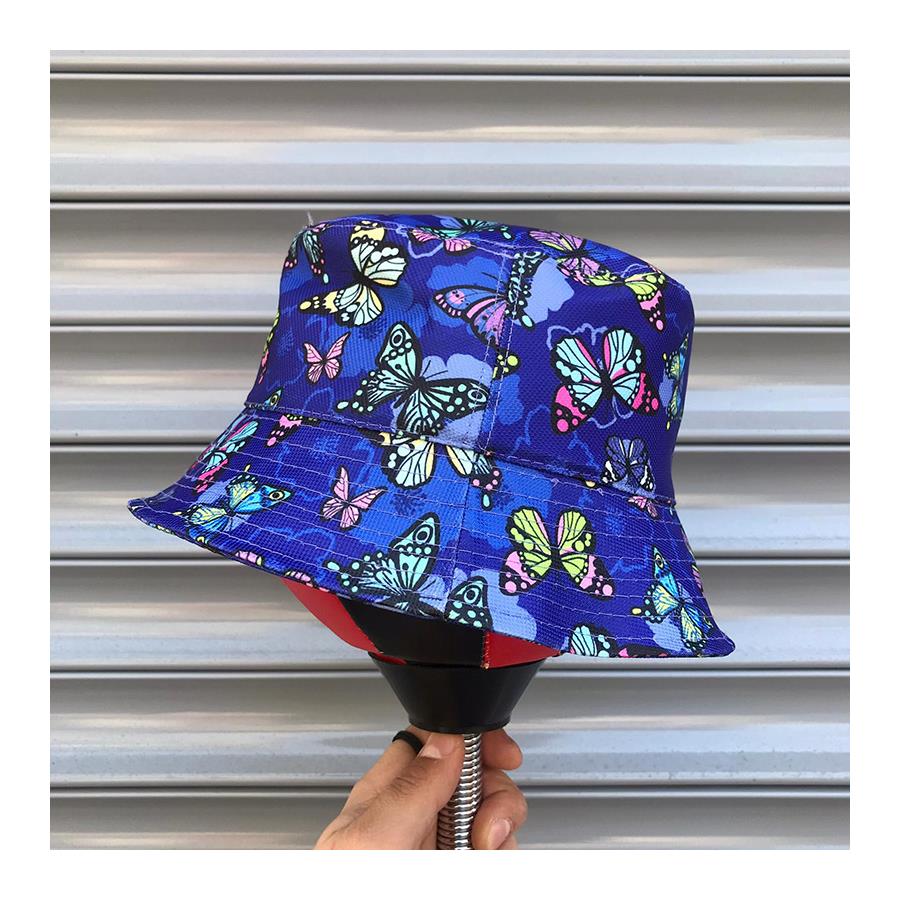 Butterfly Kolaj Bucket Şapka