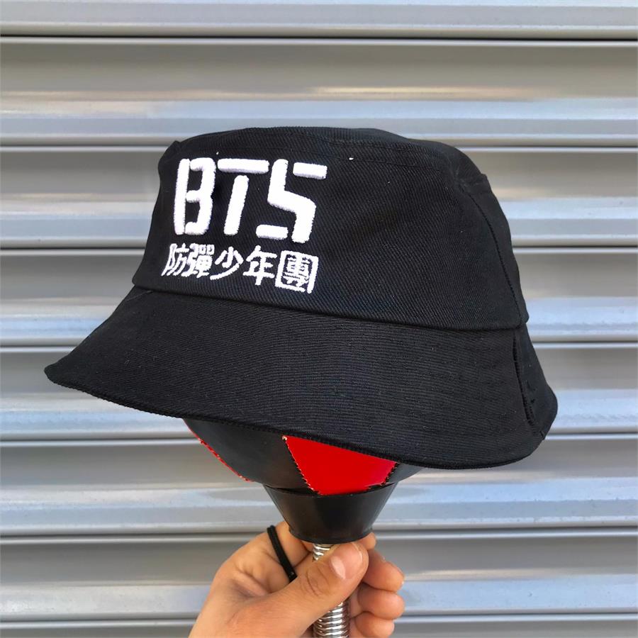K-Pop Bts Yazı Logo Bucket Şapka