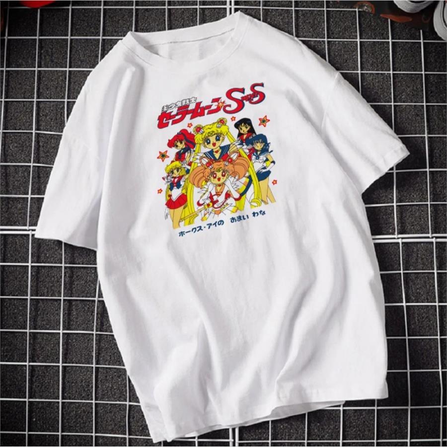 Anime Beyaz Sailor Moon All Characters Unisex T-Shirt