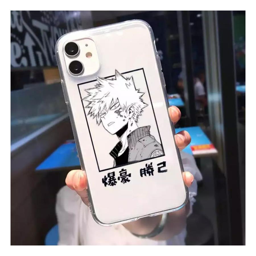 Anime  My Hero Academia : Bakugou Şeffaf Iphone Telefon Kılıfları