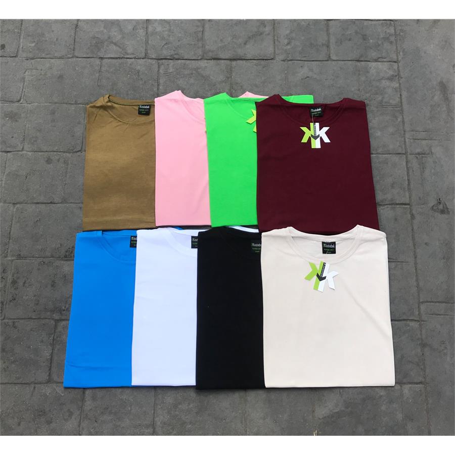 Düz Renk Unisex T-Shirtler 2