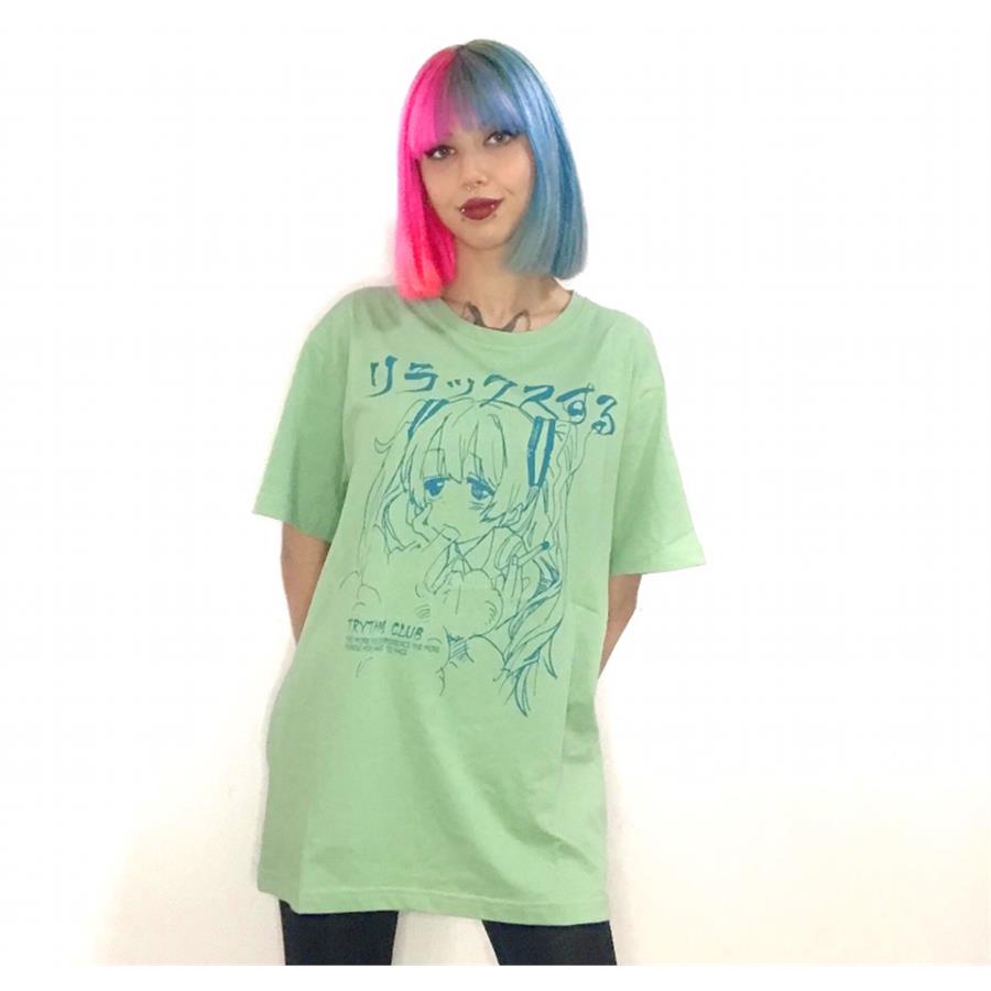 Anime Mint Harajuku Sad Girl Unisex T-Shirt
