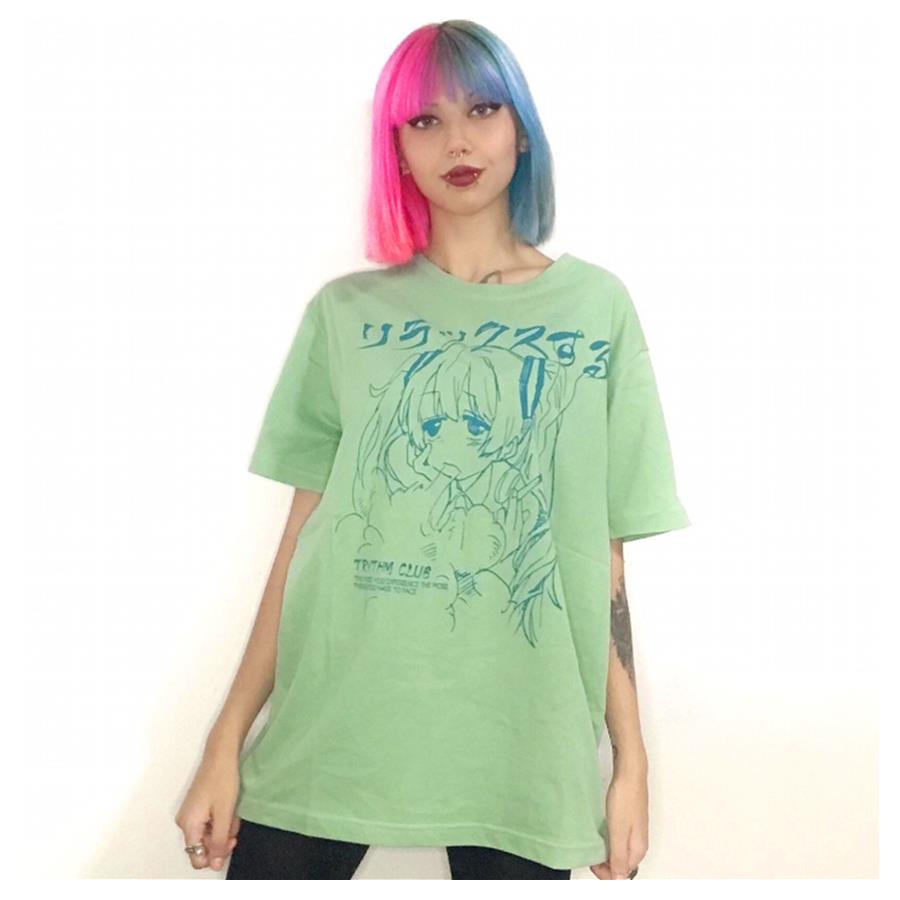 Anime Mint Harajuku Sad Girl Unisex T-Shirt