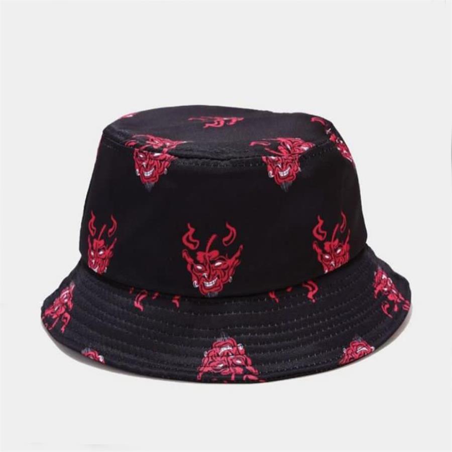 Devil Kolaj Bucket Şapka