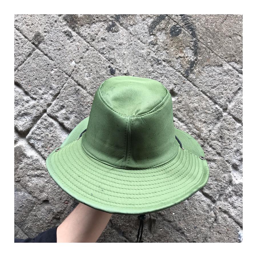 Düz İpli Yeşil Balıkçı Şapka