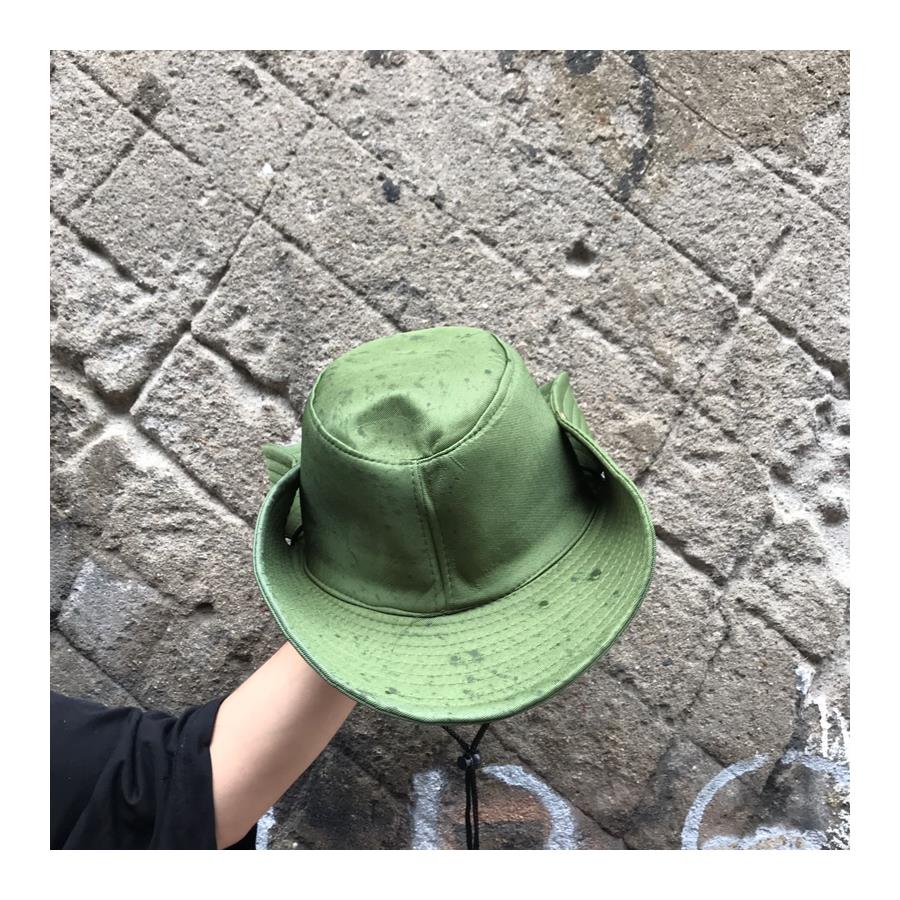 Düz İpli Yeşil Balıkçı Şapka